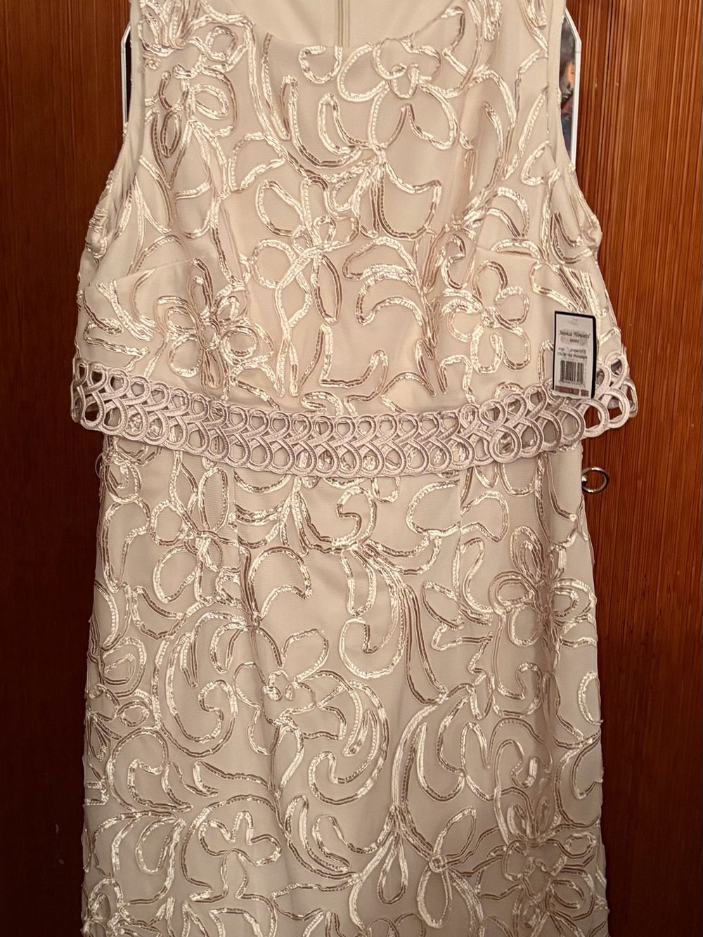 Jessica Howard Embroidered Midi Dress Pink Size 12